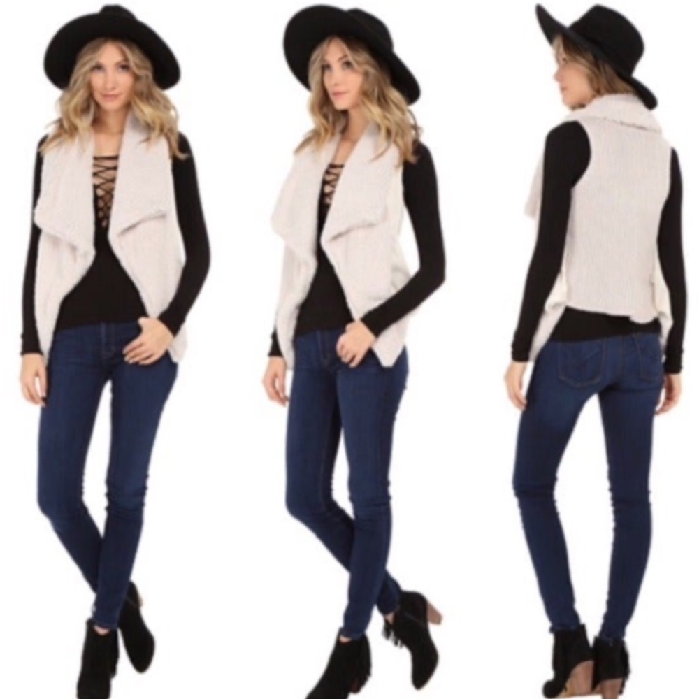BB Dakota Faux Fur Vest